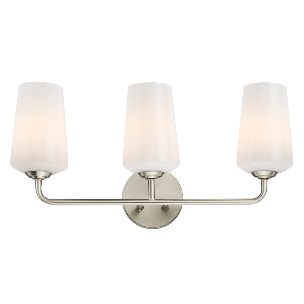 Progress Canada - Three Light Bath & Vanity - Celino - Brushed Nickel- Union Lighting Luminaires Decor