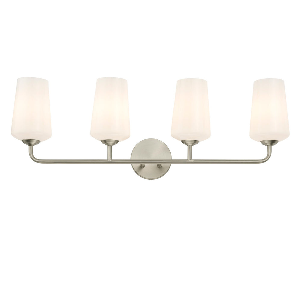 Progress Canada - Four Light Bath & Vanity - Celino - Brushed Nickel- Union Lighting Luminaires Decor