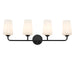 Progress Canada - Four Light Bath & Vanity - Celino - Black- Union Lighting Luminaires Decor
