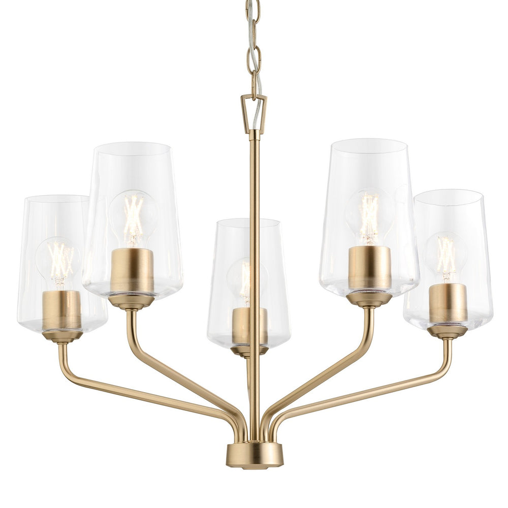 Progress Canada - Five Light Chandelier - Celino - Champagne Bronze- Union Lighting Luminaires Decor