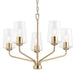 Progress Canada - Five Light Chandelier - Celino - Champagne Bronze- Union Lighting Luminaires Decor
