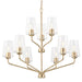 Progress Canada - Nine Light Chandelier - Celino - Champagne Bronze- Union Lighting Luminaires Decor