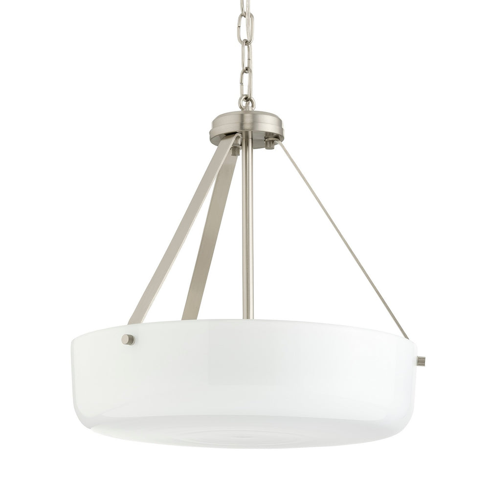 Progress Canada - Two Light Convertible Pendant - Lieon - Brushed Nickel- Union Lighting Luminaires Decor