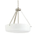 Progress Canada - Two Light Convertible Pendant - Lieon - Brushed Nickel- Union Lighting Luminaires Decor