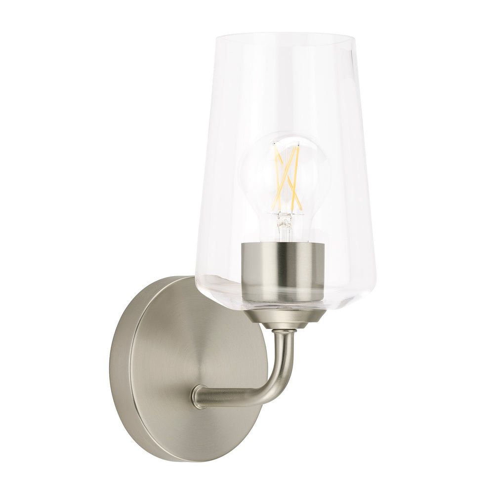 Progress Canada - One Light Wall Sconce - Celino - Brushed Nickel- Union Lighting Luminaires Decor
