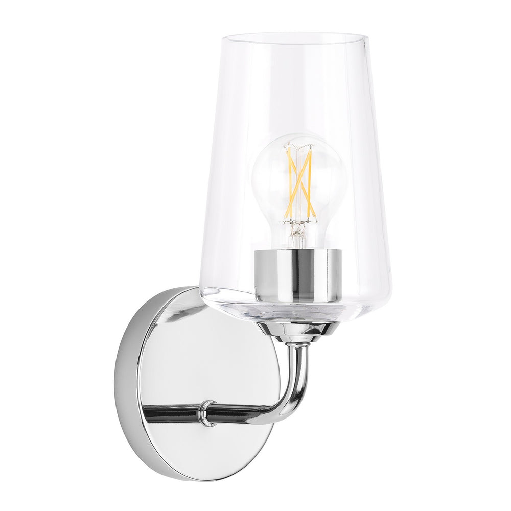 Progress Canada - One Light Wall Sconce - Celino - Polished Chrome- Union Lighting Luminaires Decor