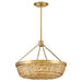 Hinkley Canada - LED Convertible Semi-Flush Mount - Sanibel - Lacquered Brass- Union Lighting Luminaires Decor