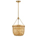 Hinkley Canada - LED Pendant - Sanibel - Lacquered Brass- Union Lighting Luminaires Decor