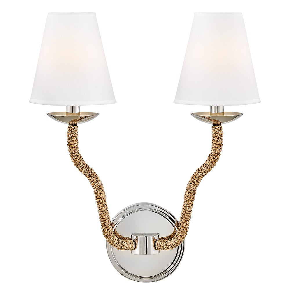 Hinkley Canada - LED Wall Sconce - Harwich - Polished Nickel- Union Lighting Luminaires Decor