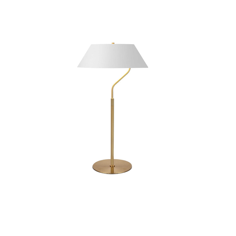 Dainolite Canada - One Light Table Lamp - Geraldine - Aged Brass- Union Lighting Luminaires Decor