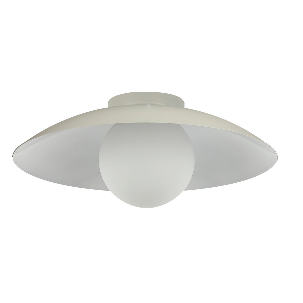 Dainolite Canada - One Light Flushmount - Oliva - Matte Beige- Union Lighting Luminaires Decor