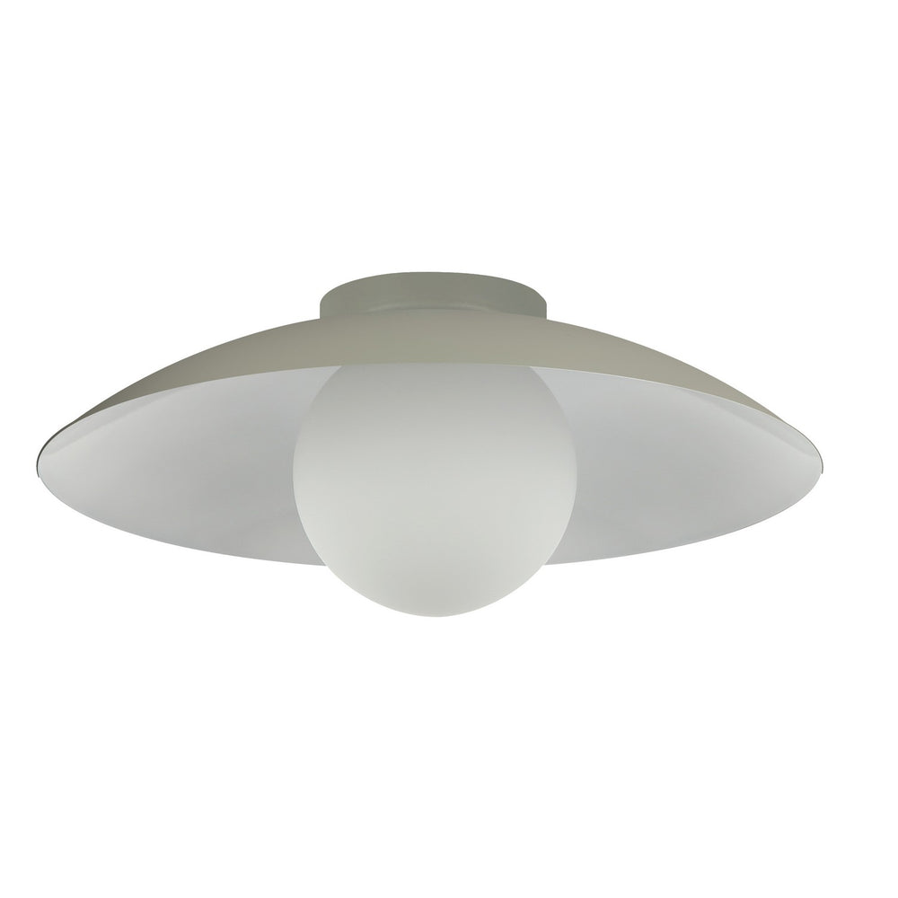 Dainolite Canada - One Light Flushmount - Oliva - Matte Linen- Union Lighting Luminaires Decor