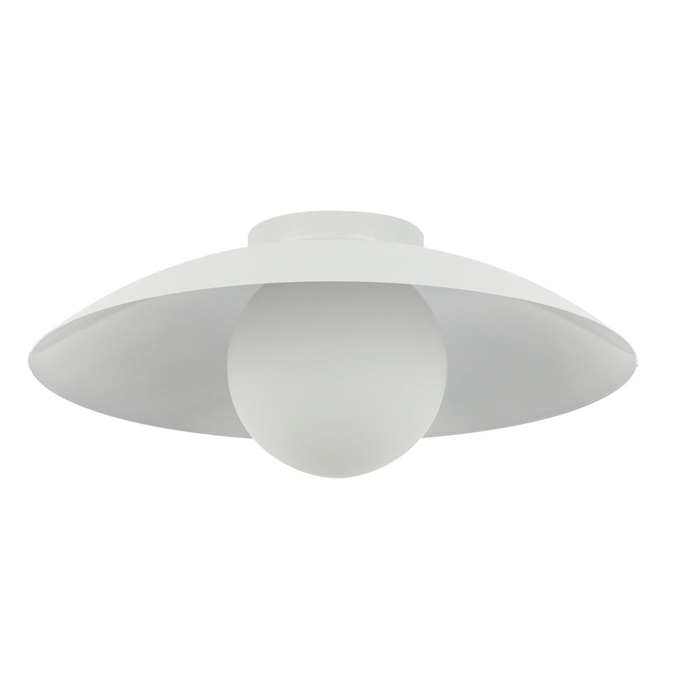 Dainolite Canada - One Light Flushmount - Oliva - Matte White- Union Lighting Luminaires Decor
