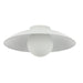 Dainolite Canada - One Light Flushmount - Oliva - Matte White- Union Lighting Luminaires Decor