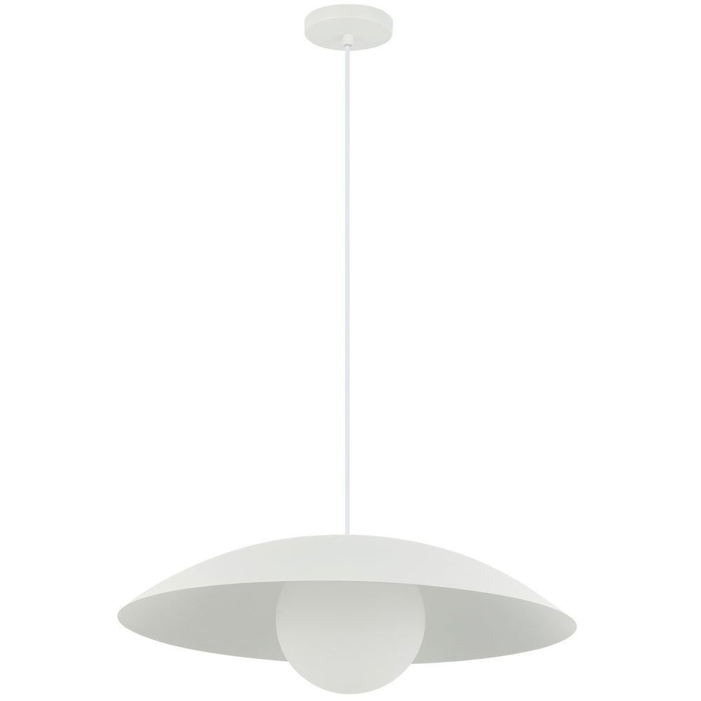 Dainolite Canada - One Light Pendant - Oliva - Matte White- Union Lighting Luminaires Decor