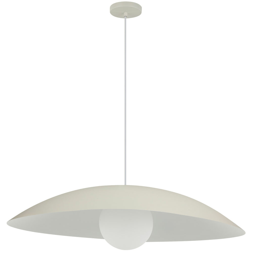 Dainolite Canada - One Light Pendant - Oliva - Matte Beige- Union Lighting Luminaires Decor