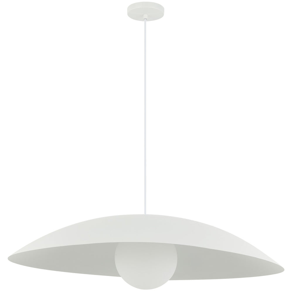 Dainolite Canada - One Light Pendant - Oliva - Matte White- Union Lighting Luminaires Decor