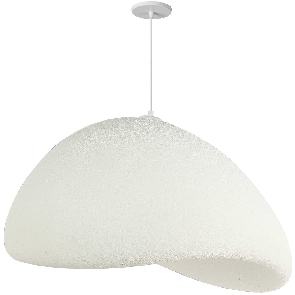 Dainolite Canada - One Light Pendant - Pilar - Matte White- Union Lighting Luminaires Decor