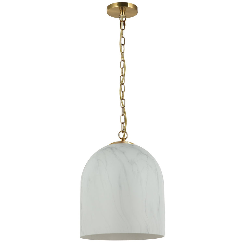 Dainolite Canada - One Light Pendant - Patrice - Faux Alabaster- Union Lighting Luminaires Decor