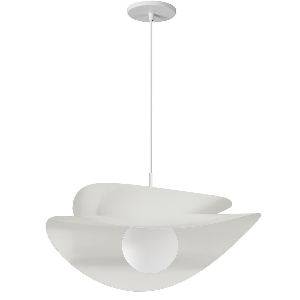 Dainolite Canada - LED Pendant - Paven - Matte White- Union Lighting Luminaires Decor