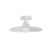 Dainolite Canada - One Light Semi-Flush Mount - Quentin - Matte White- Union Lighting Luminaires Decor