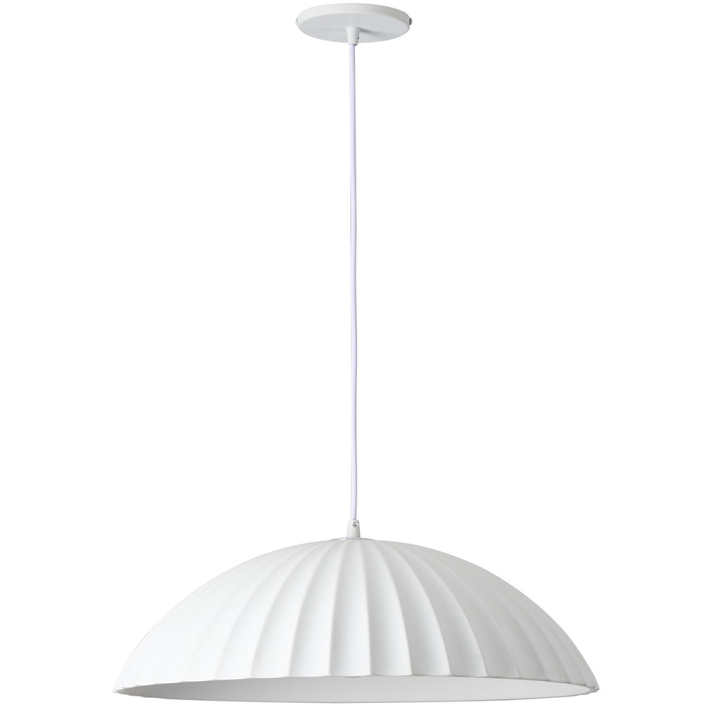 Dainolite Canada - One Light Pendant - Rain - Matte White- Union Lighting Luminaires Decor