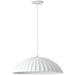 Dainolite Canada - One Light Pendant - Rain - Matte White- Union Lighting Luminaires Decor