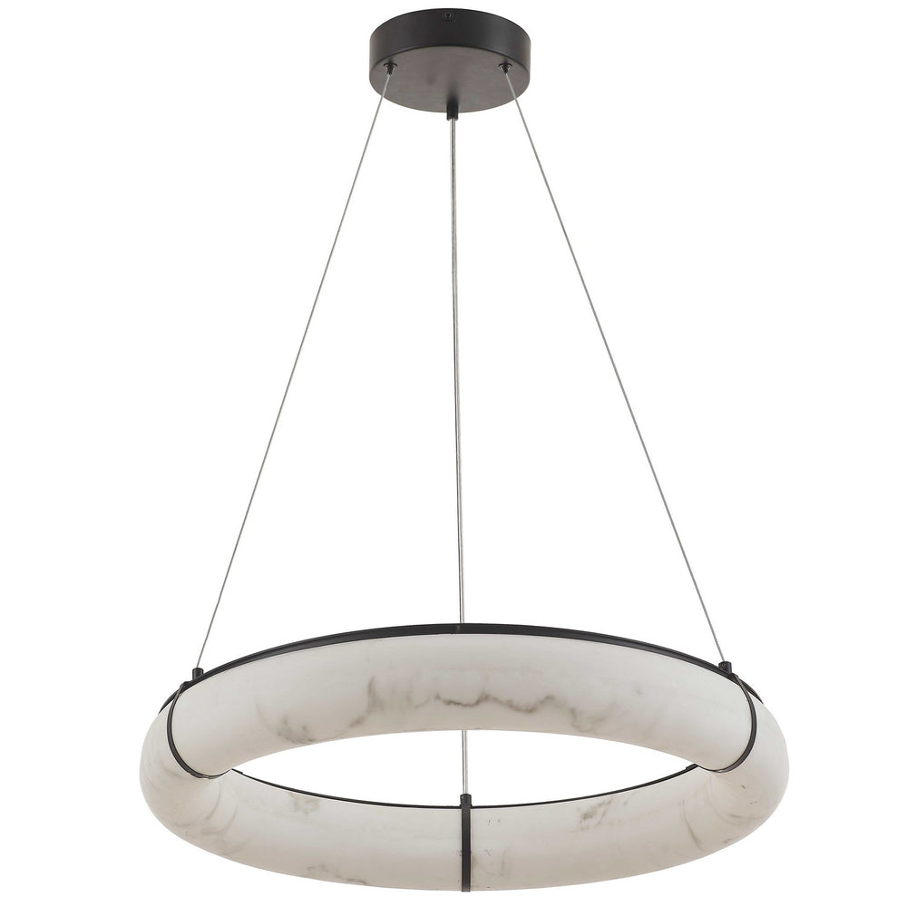 Dainolite Canada - LED Pendant - Reuben - Faux Alabaster- Union Lighting Luminaires Decor