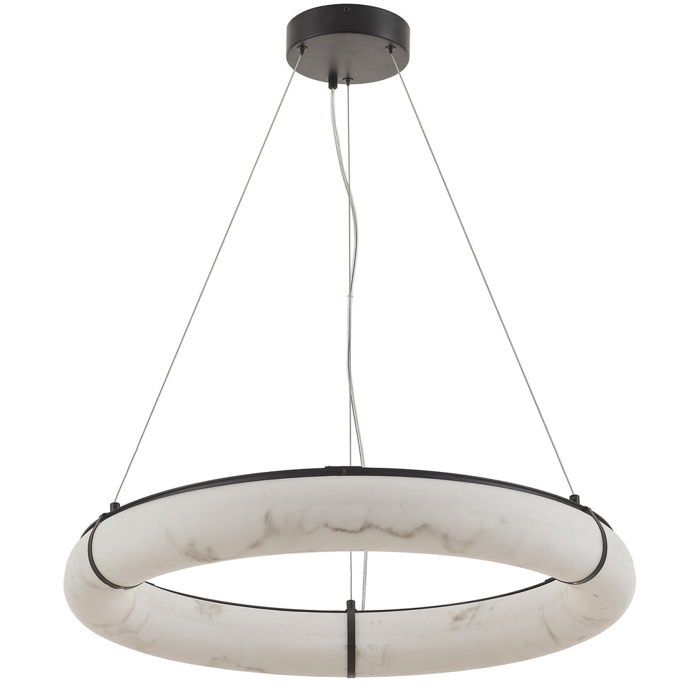 Dainolite Canada - LED Pendant - Reuben - Faux Alabaster- Union Lighting Luminaires Decor