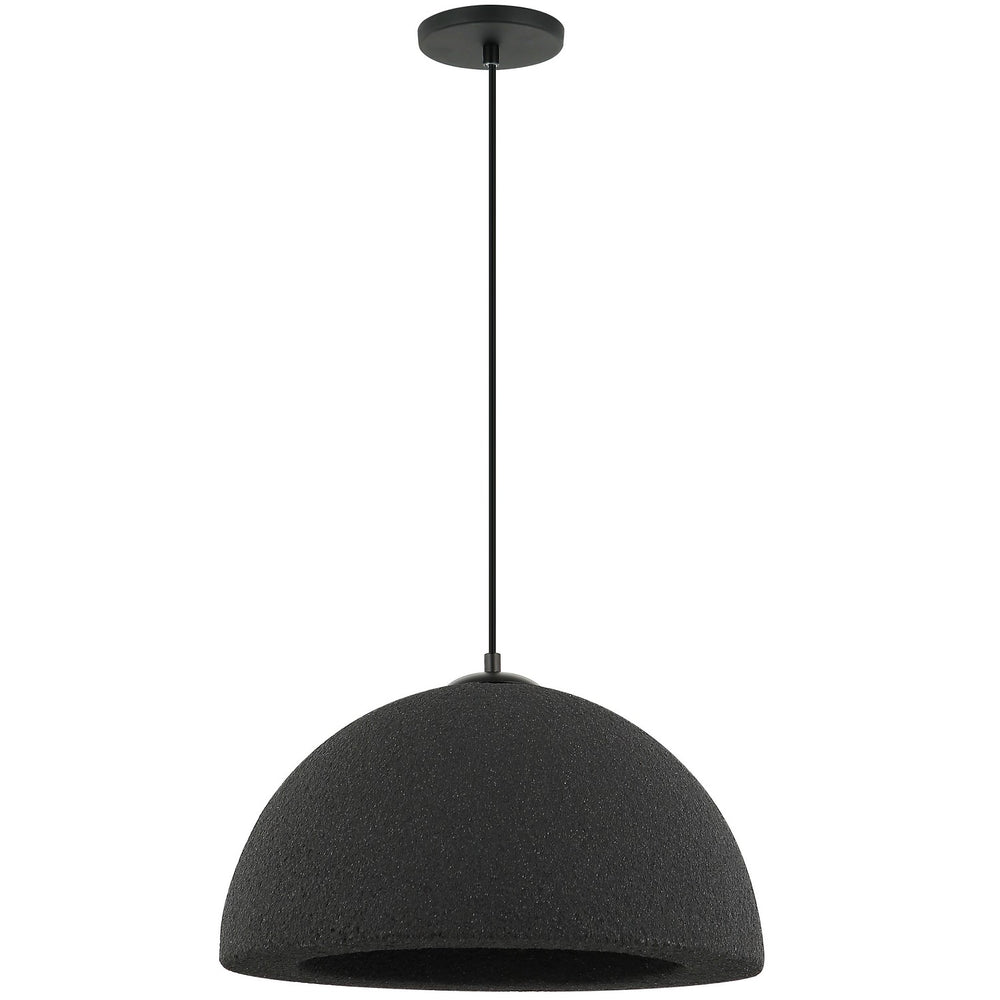 Dainolite Canada - One Light Pendant - Reese - Matte Black- Union Lighting Luminaires Decor