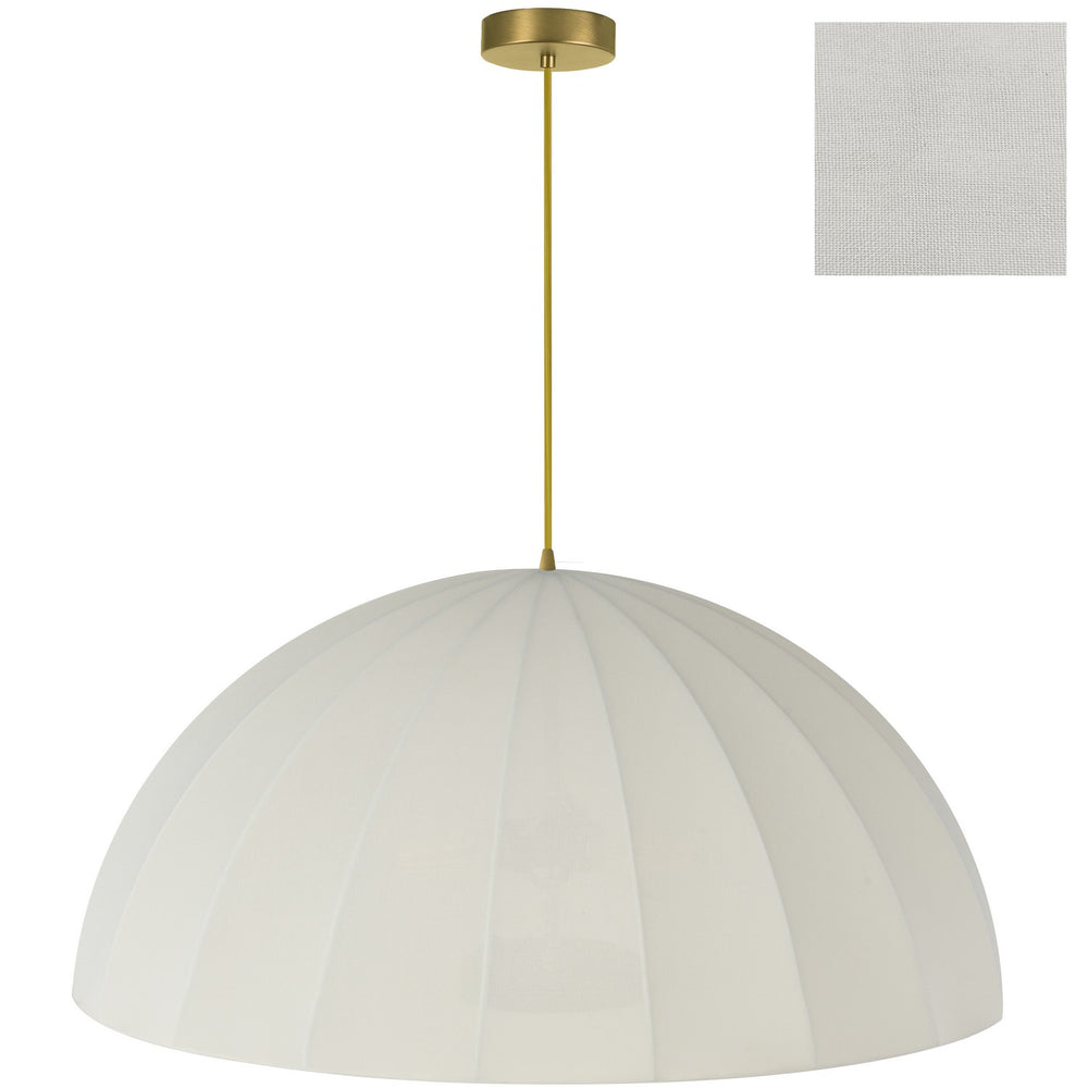 Dainolite Canada - One Light Pendant - Ronny - Beige- Union Lighting Luminaires Decor