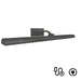 Dainolite Canada - LED Picture Light - Yvonne - Matte Black- Union Lighting Luminaires Decor