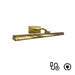 Dainolite Canada - LED Picture Light - Yvonne - Aged Brass- Union Lighting Luminaires Decor