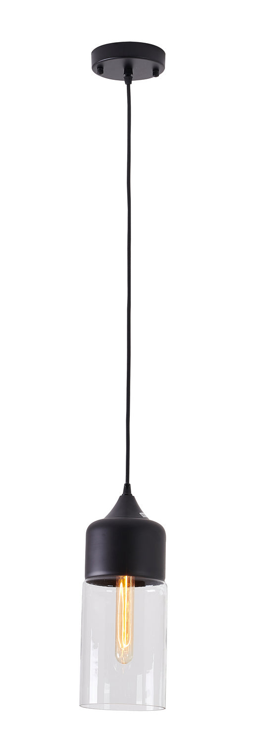 Bethel International Canada - One Light Pendant - Matte Black- Union Lighting Luminaires Decor