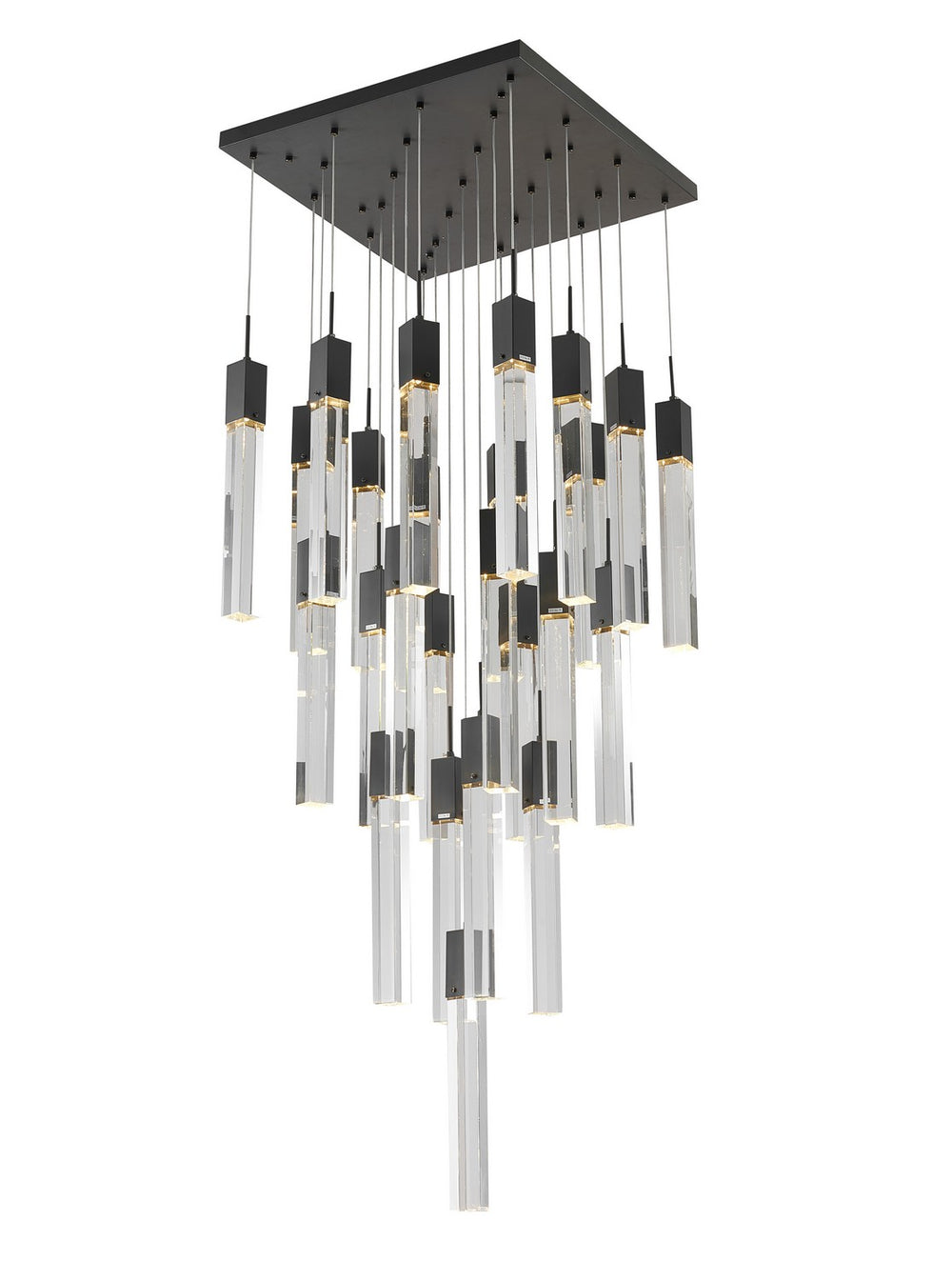 Bethel International Canada - 25 Light Chandelier - Matte Black- Union Lighting Luminaires Decor