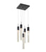 Bethel International Canada - Five Light Chandelier - Black- Union Lighting Luminaires Decor