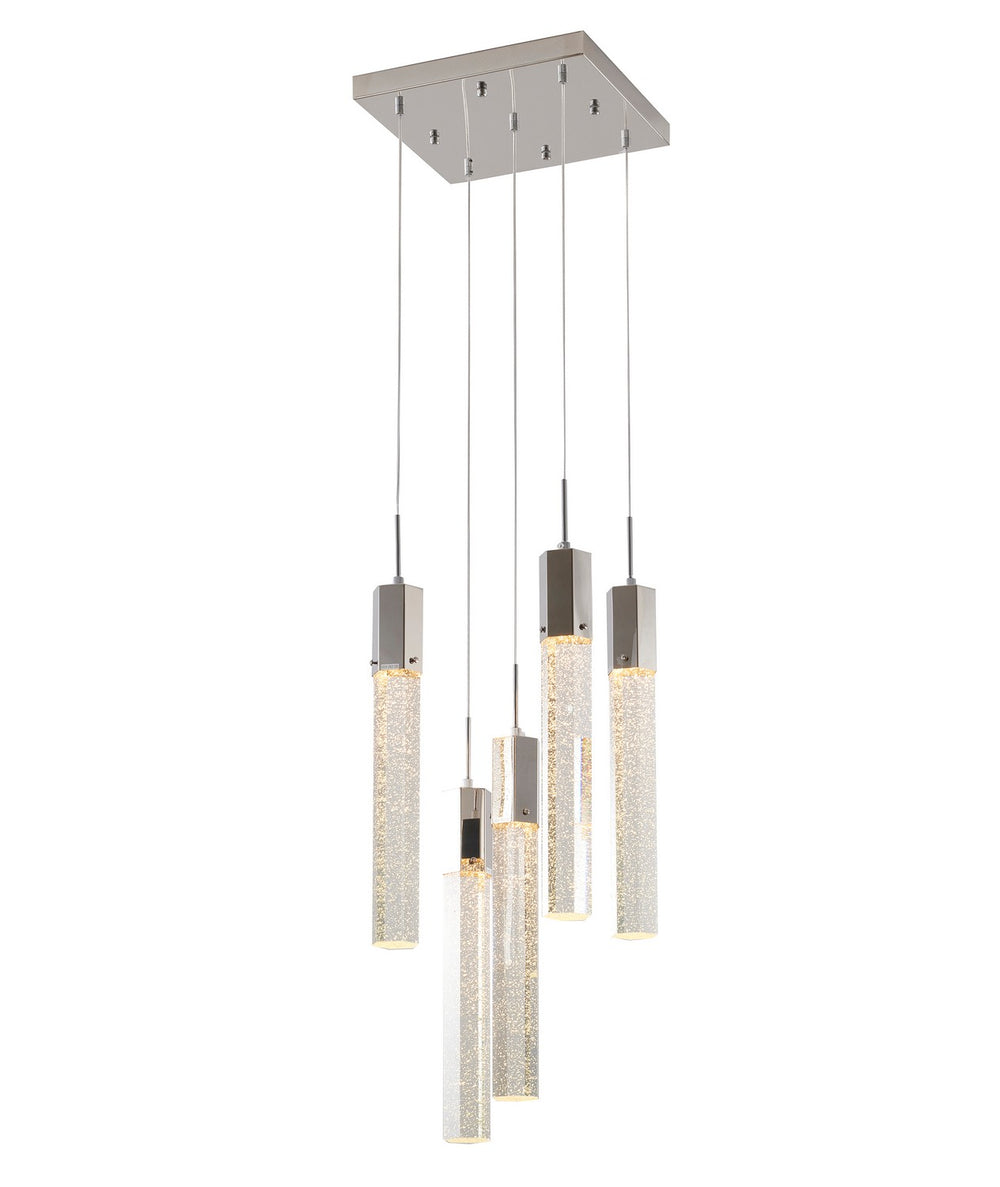 Bethel International Canada - Five Light Chandelier - Chrome- Union Lighting Luminaires Decor