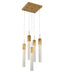 Bethel International Canada - Five Light Chandelier - Gold- Union Lighting Luminaires Decor