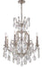 Bethel International Canada - Eight Light Chandelier - Pewter- Union Lighting Luminaires Decor