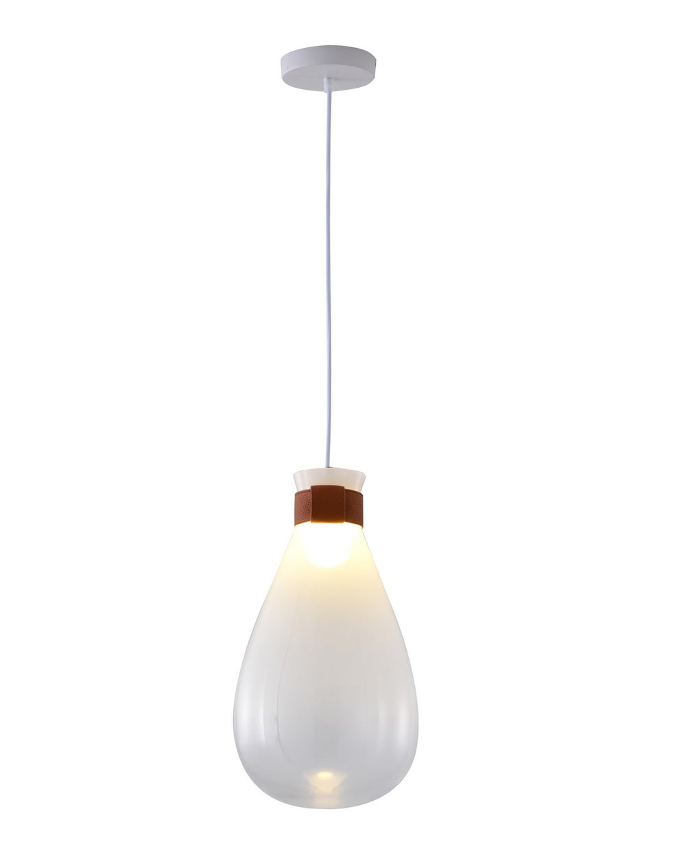 Bethel International Canada - One Light Pendant - White- Union Lighting Luminaires Decor