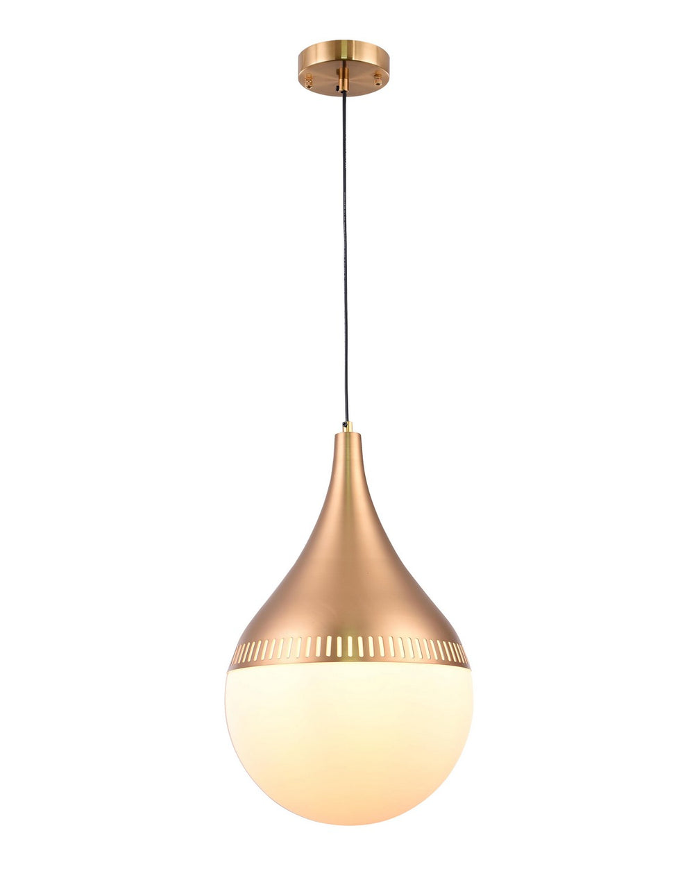 Bethel International Canada - One Light Pendant - Gold- Union Lighting Luminaires Decor