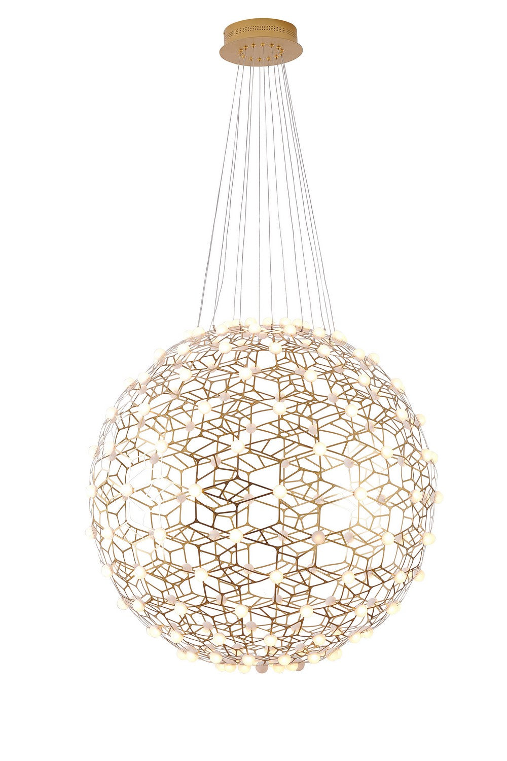 Bethel International Canada - LED Chandelier - Gold- Union Lighting Luminaires Decor