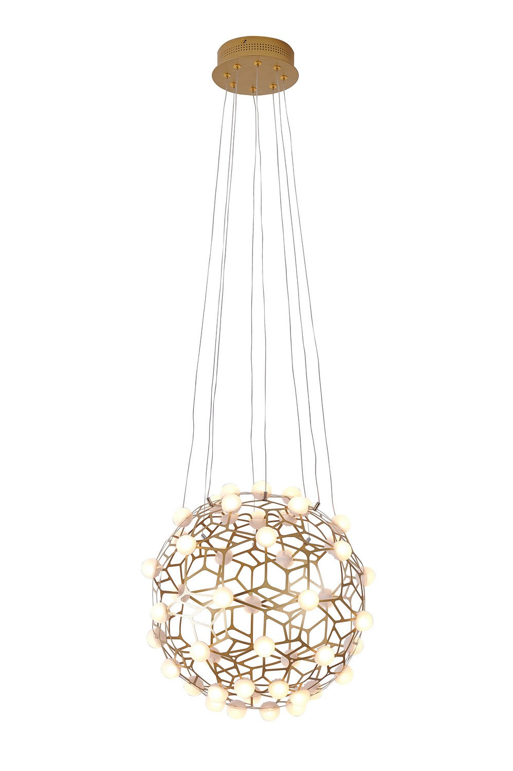 Bethel International Canada - LED Chandelier - Gold- Union Lighting Luminaires Decor