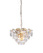 Bethel International Canada - Eight Light Chandelier - Gold- Union Lighting Luminaires Decor