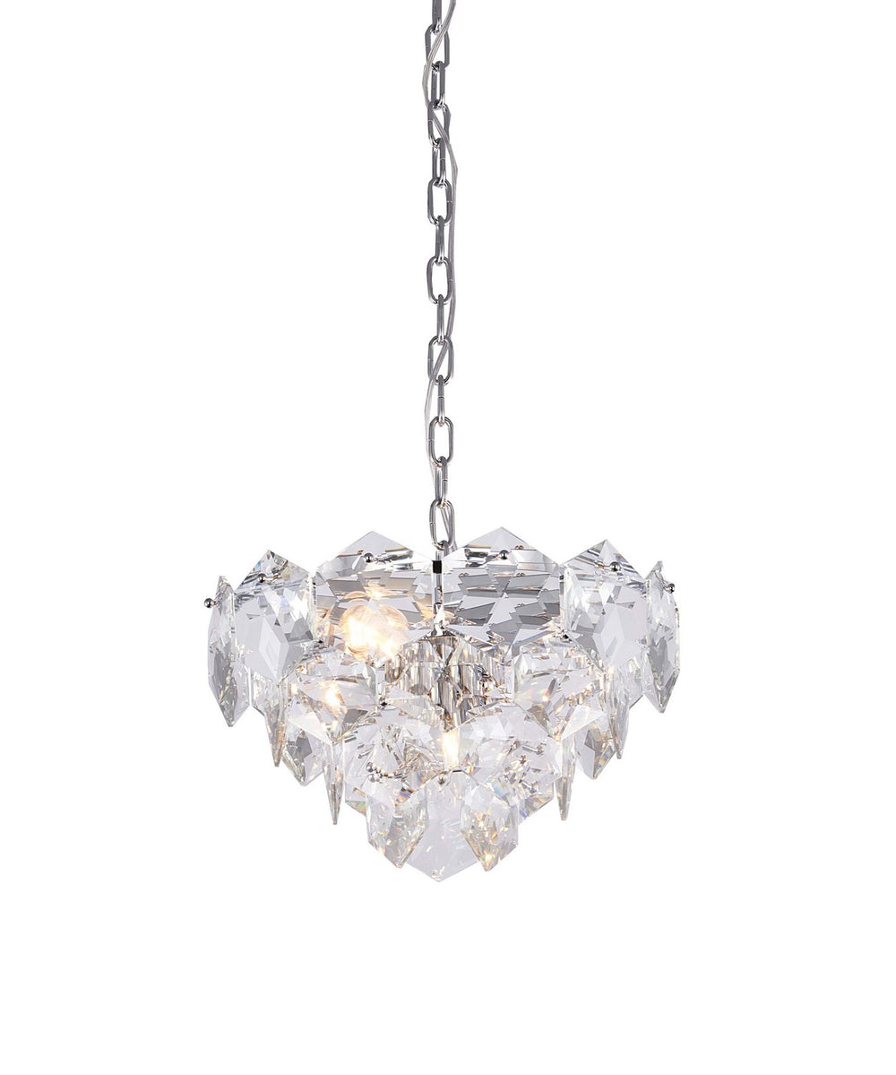 Bethel International Canada - Eight Light Chandelier - Chrome- Union Lighting Luminaires Decor