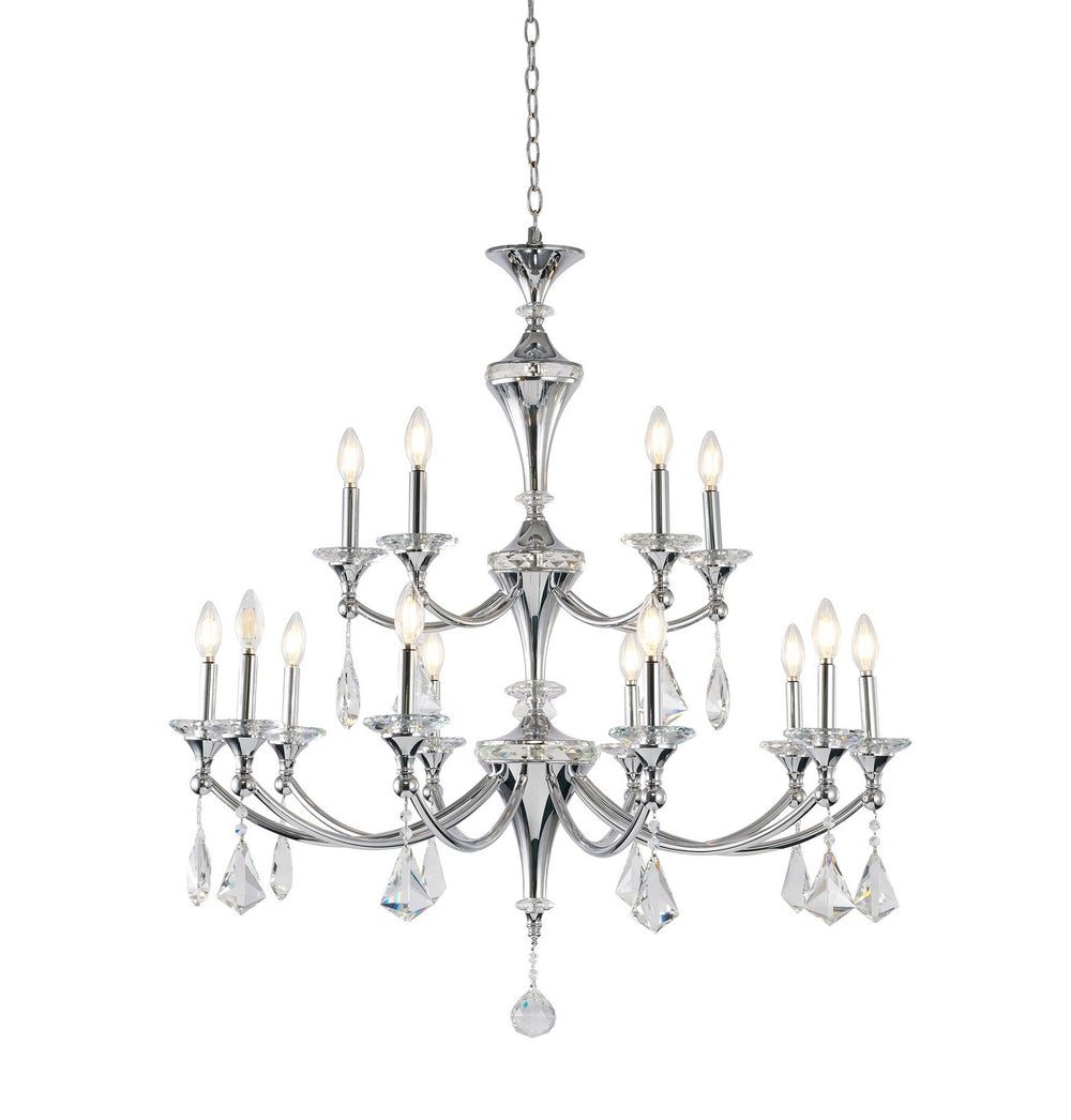 Bethel International Canada - 15 Light Chandelier - Chrome- Union Lighting Luminaires Decor