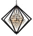Bethel International Canada - Four Light Chandelier - Black- Union Lighting Luminaires Decor