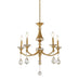 Bethel International Canada - Five Light Chandelier - Stain Brass- Union Lighting Luminaires Decor