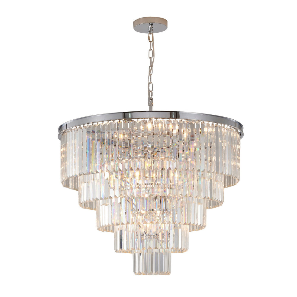 Bethel International Canada - 15 Light Chandelier - Chrome- Union Lighting Luminaires Decor
