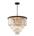 Bethel International Canada - 12 Light Chandelier - Black- Union Lighting Luminaires Decor